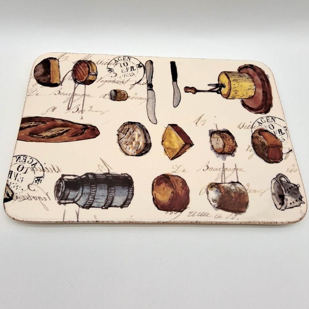 Williams-Sonoma 13"x9.25" Porcelain Cheese Bread Charceuterie Board Platter